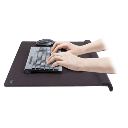 Allsop ErgoEdge Deskpad with Wrist Rest - Black