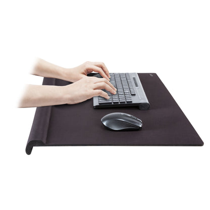 Allsop ErgoEdge Deskpad with Wrist Rest - Black