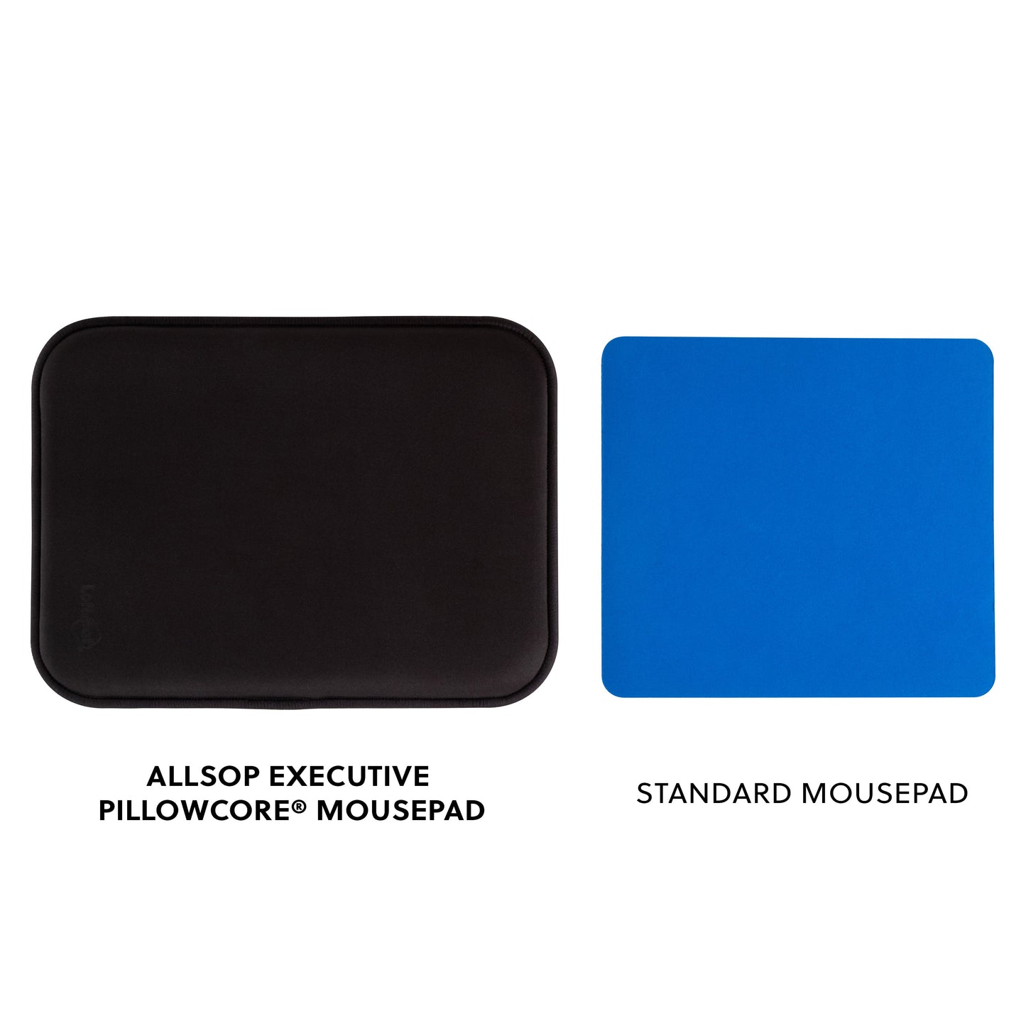 Allsop Executive Pillowcore® Multi-layer Foam Mousepad - Black