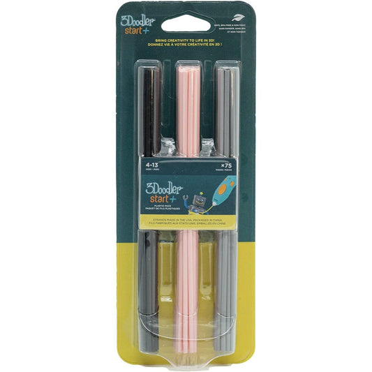 3Doodler Black / Pink / Grey Mixed Pack - 75 Blister