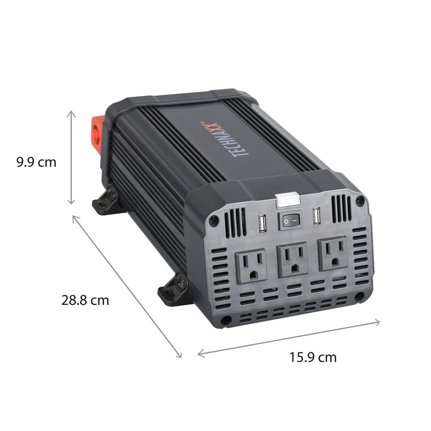 Technaxx TE16 1200W Power Inverter - Black