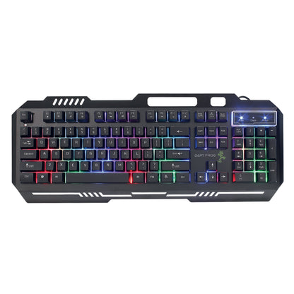 Dart Frog RGB LED Lighting Gaming Keyboard - Black