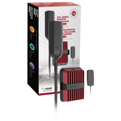 weBoost Drive Reach OTR Cell Phone Signal Booster Kit - Red