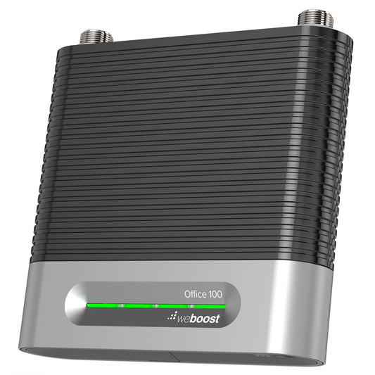 weBoost Office 100 75-Ohm 5G Cell Signal Booster - Up to 25000 sq ft - Grey