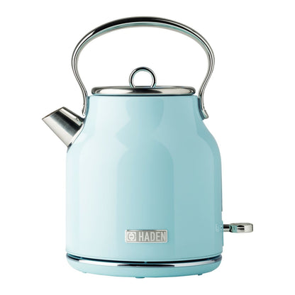 Haden Heritage 1.7L Electric Kettle - Turquoise Blue