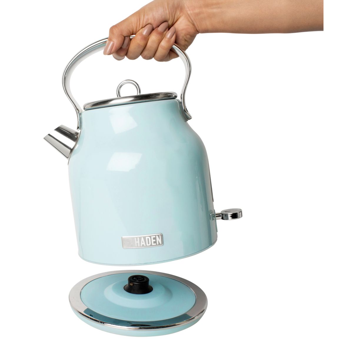 Haden Heritage 1.7L Electric Kettle - Turquoise Blue