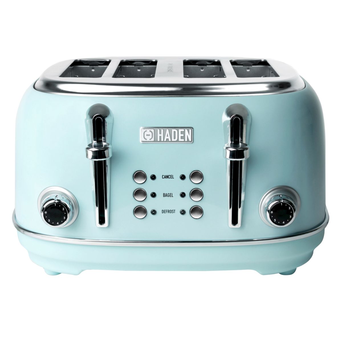 Haden Heritage 4-Slice Wide Slot Toaster - Turquoise Blue