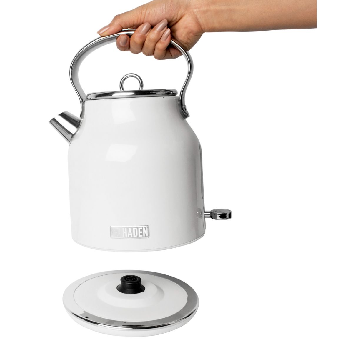 Haden Heritage 1.7L Electric Kettle - White