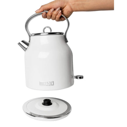 Haden Heritage 1.7L Electric Kettle - White