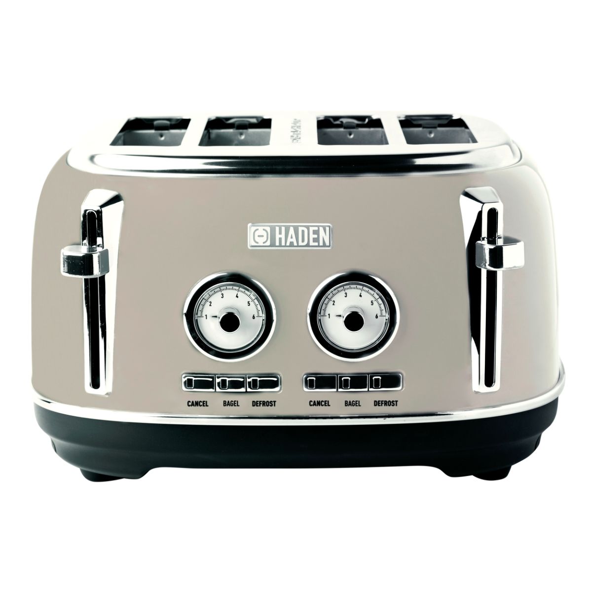 Haden Dorset 4-Slice Wide Slot Toaster - Putty Beige