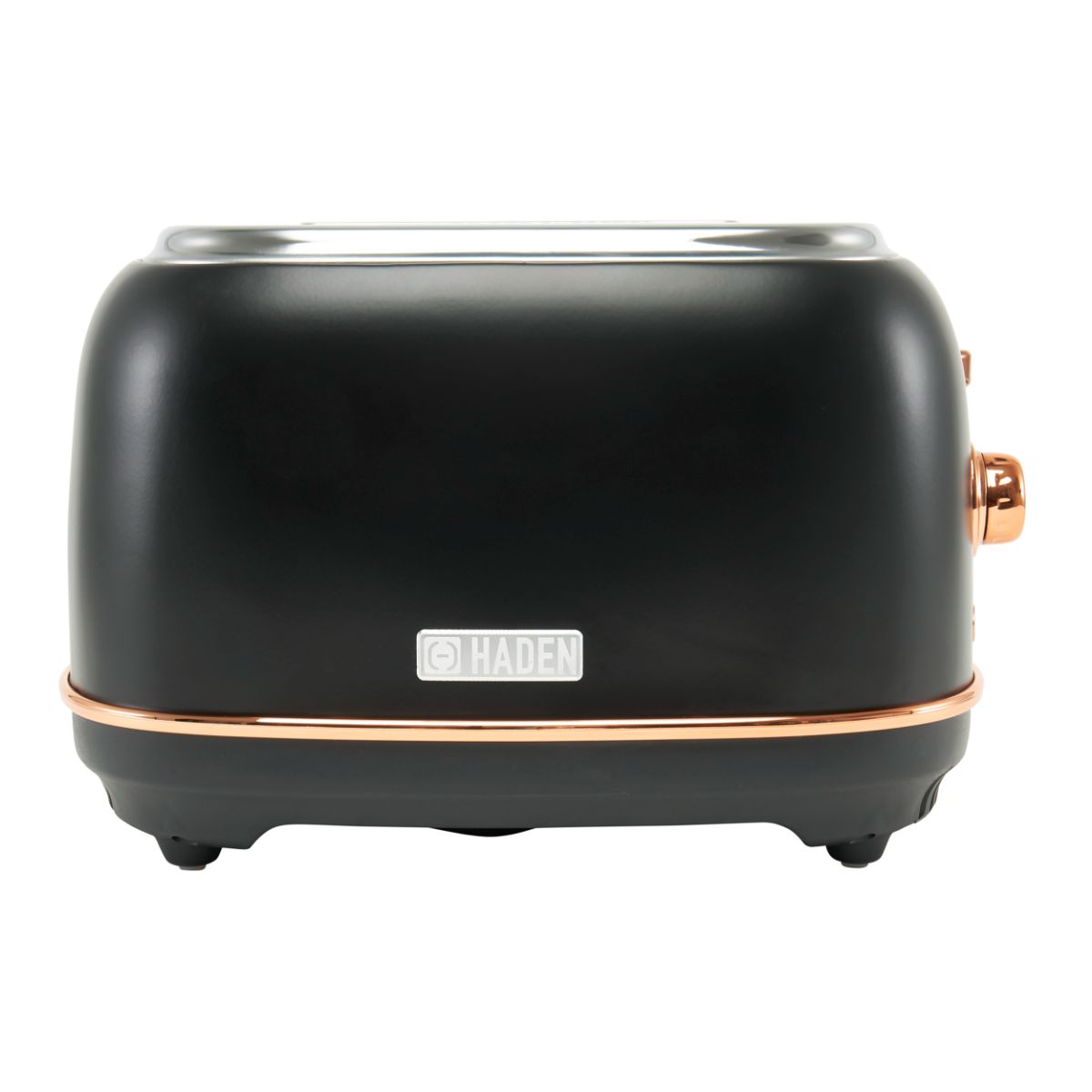 Haden Heritage 2-Slice Wide Slot Toaster - Black & Copper