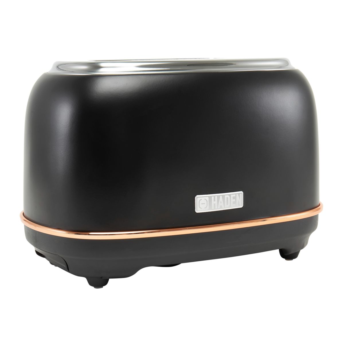 Haden Heritage 2-Slice Wide Slot Toaster - Black & Copper