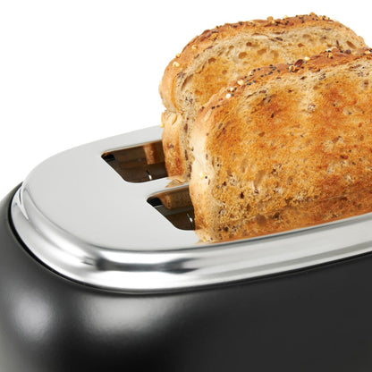 Haden Heritage 2-Slice Wide Slot Toaster - Black & Copper