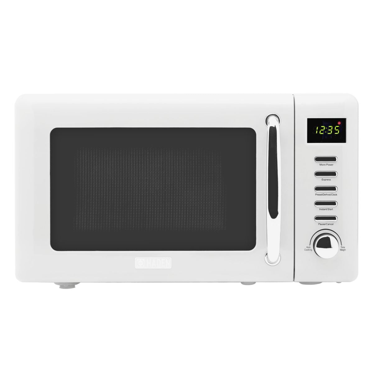 Haden Heritage 700W Microwave with Settings - Ivory White