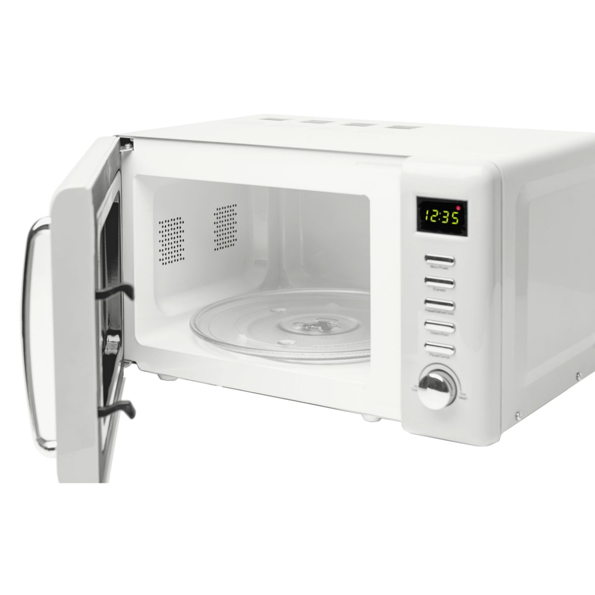 Haden Heritage 700W Microwave with Settings - Ivory White