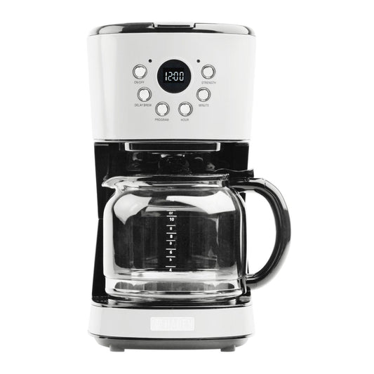 Haden Heritage 12-Cup Programmable Coffee Maker -Ivory White