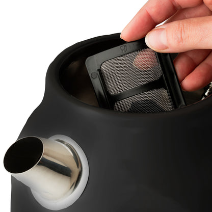Haden Dorset 1.7L Electric Kettle - Black & Copper