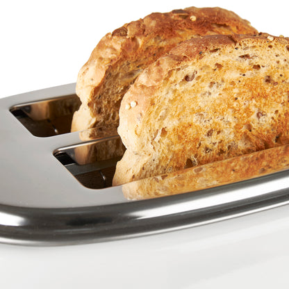 Haden Dorset 2-Slice Wide Slot Toaster - Ivory