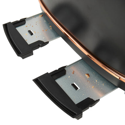 Haden Dorset 4-Slice Wide Slot Toaster - Black & Copper