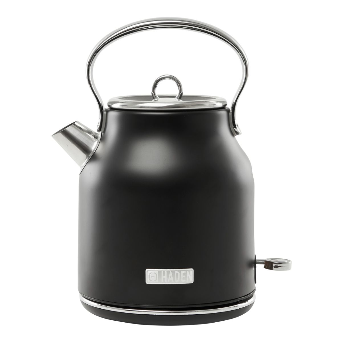 Haden Heritage 1.7L Electric Kettle - Black & Chrome