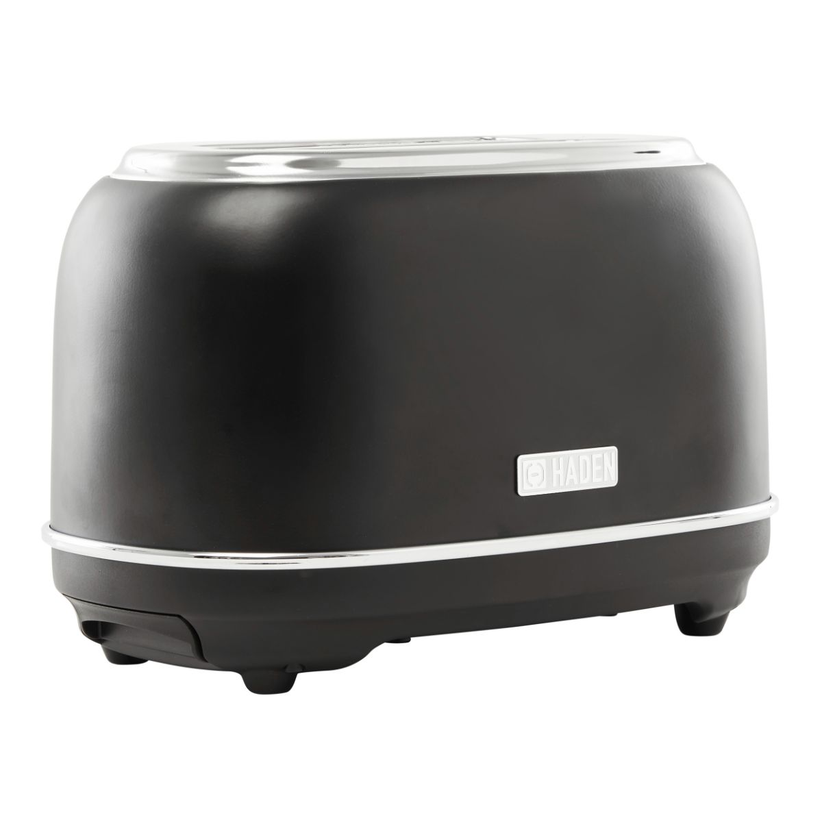 Haden Heritage 2-Slice Wide Slot Toaster - Black & Chrome