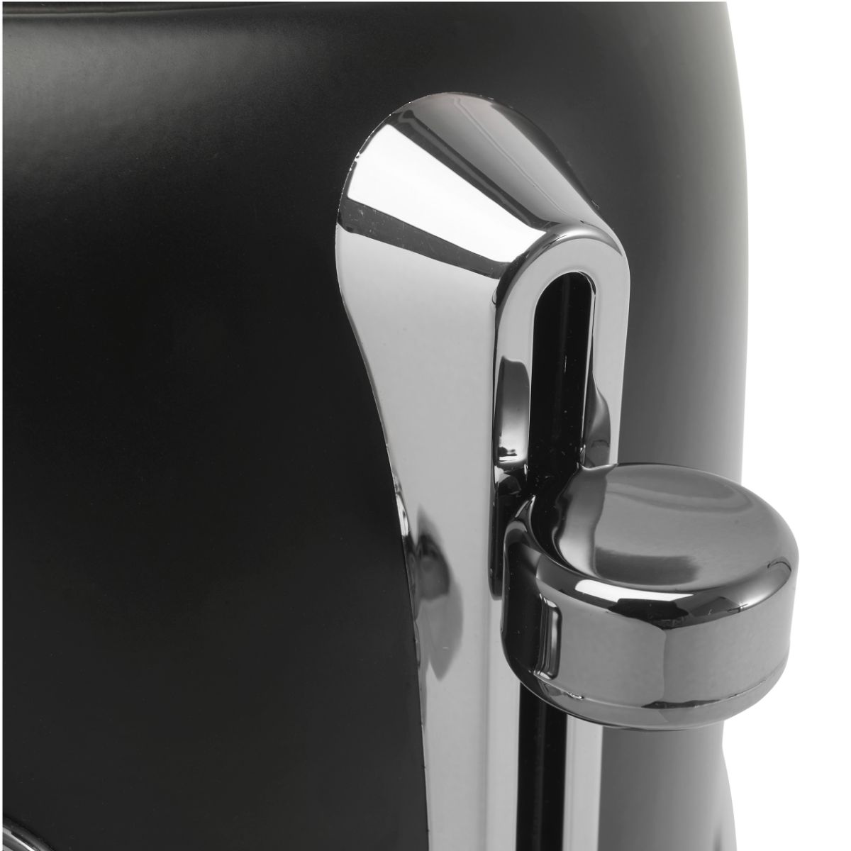 Haden Heritage 2-Slice Wide Slot Toaster - Black & Chrome