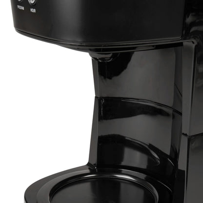 Haden 12-Cup Programmable Coffee Maker - Black & Chrome