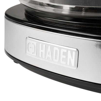 Haden 12-Cup Programmable Coffee Maker - Black & Chrome