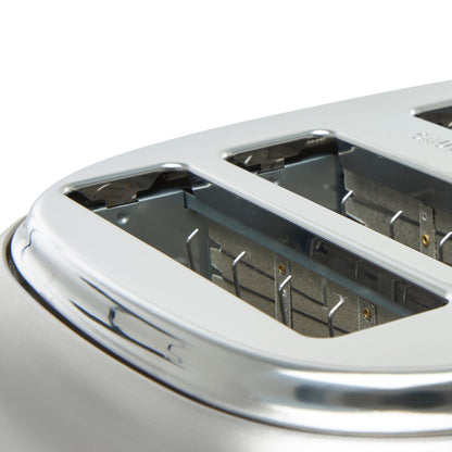 Haden Heritage 4-Slice Wide Slot Toaster - Steel & Copper