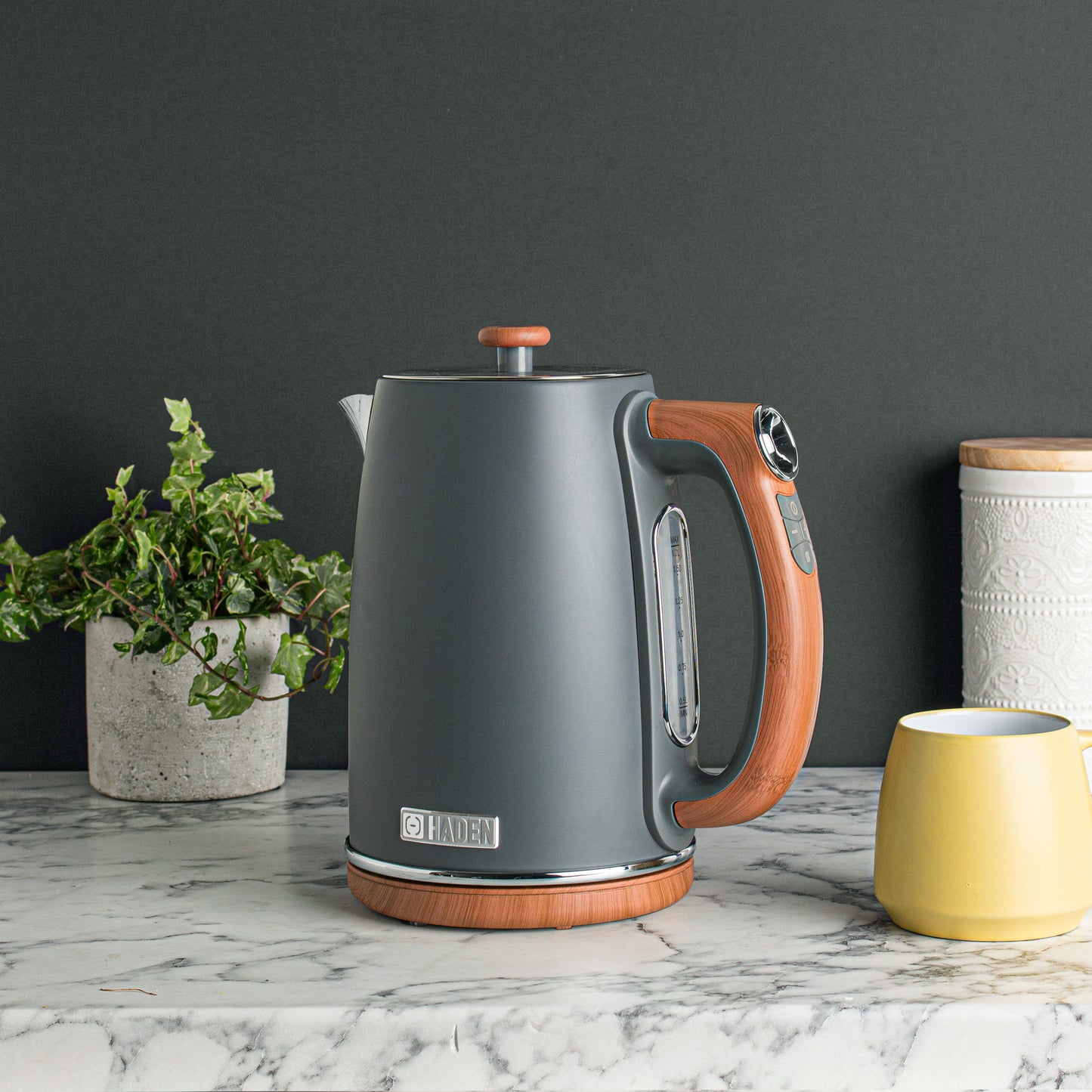 Haden Dorchester 1.7L Electric Kettle - Pebble Grey 