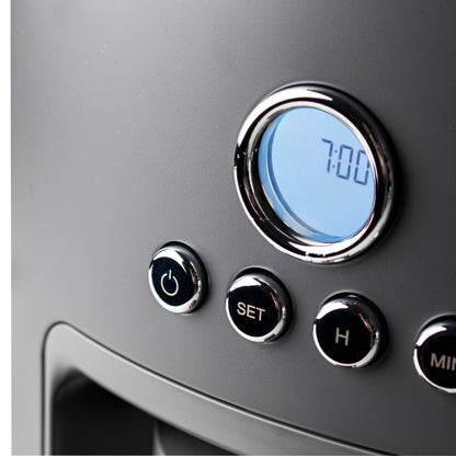 Haden Dorchester 12-Cup Coffee Maker - Pebble Grey 