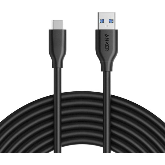 Anker Powerline USB-A to USB-C Cable 10ft - Black