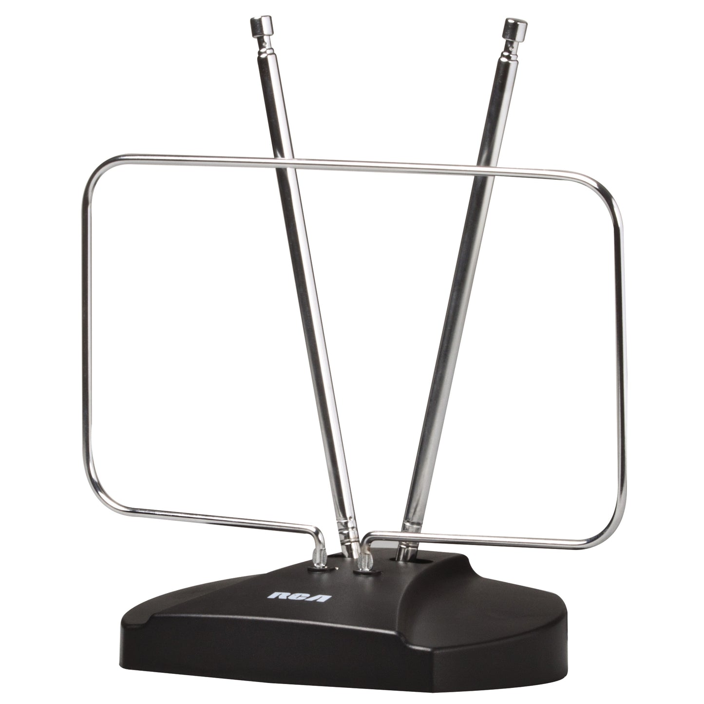 RCA UHF/VHF Adjustable 64-km (40-mile) Rabbit Ear Indoor 4K HDTV Antenna - Black