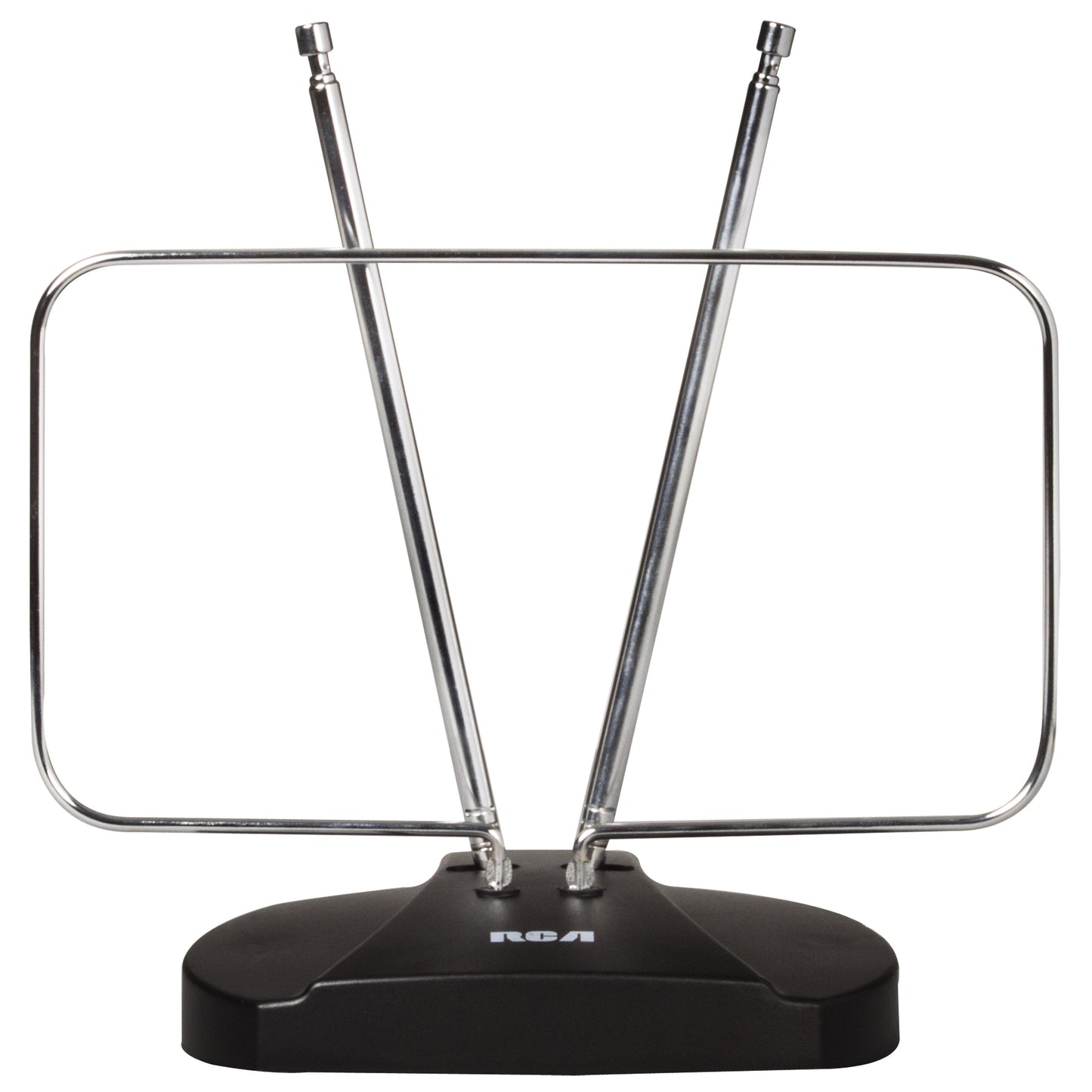 RCA UHF/VHF Adjustable 64-km (40-mile) Rabbit Ear Indoor 4K HDTV Antenna - Black