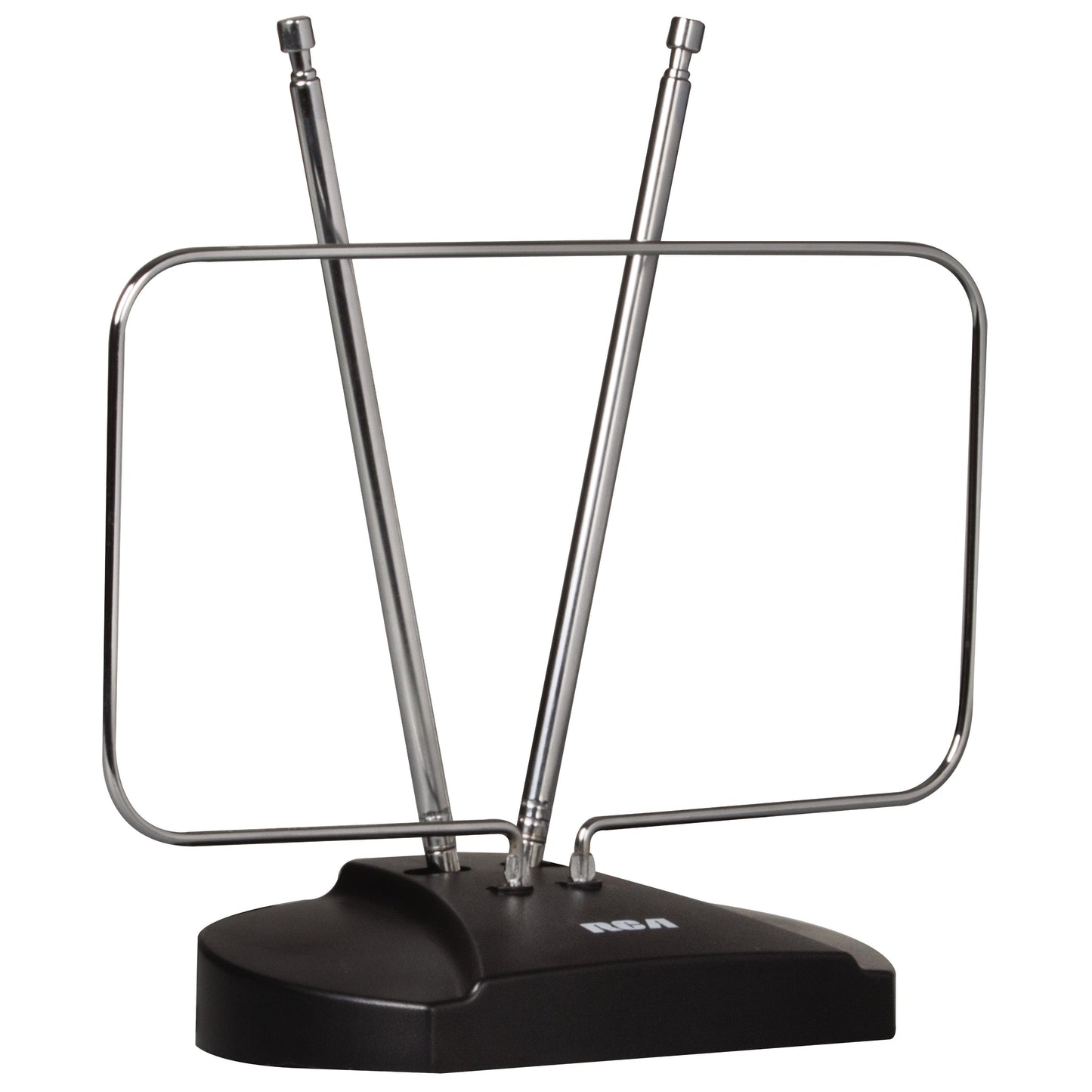 RCA UHF/VHF Adjustable 64-km (40-mile) Rabbit Ear Indoor 4K HDTV Antenna - Black