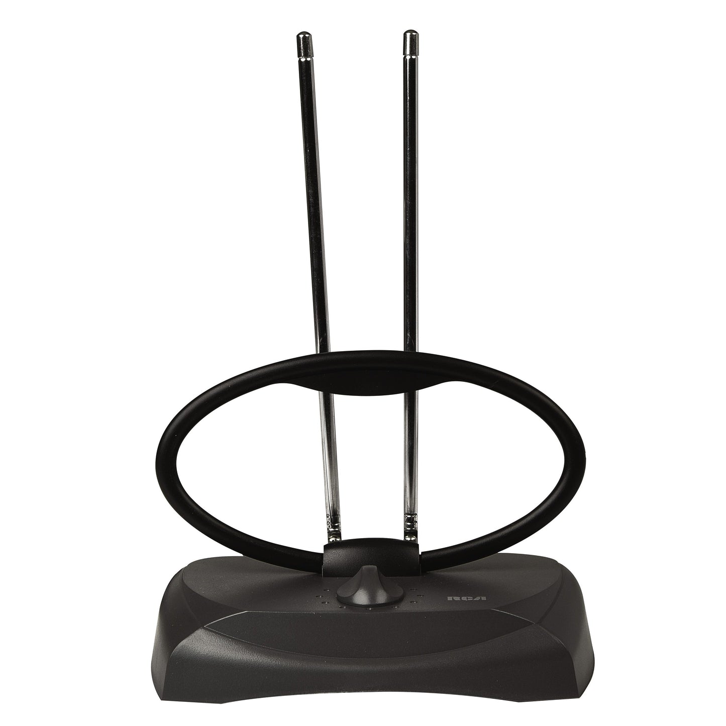 RCA UHF/VHF Adjustable 48-km (30-mile) Rabbit Ear Indoor 4K HDTV Antenna - Black