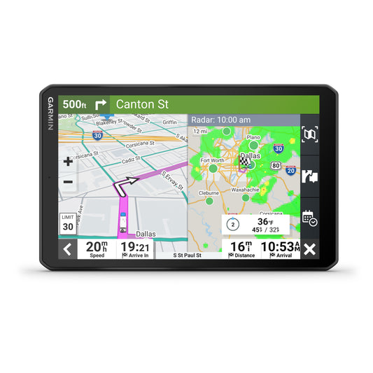 Garmin RV 895 GPS with 8-in Display & Traffic Alerts - Black