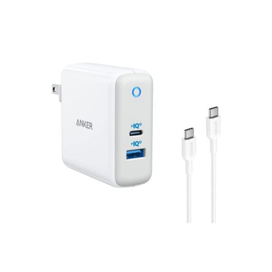 Anker PowerPort III Atom 60W 2port Wall + C-C Cable-WHT - EF