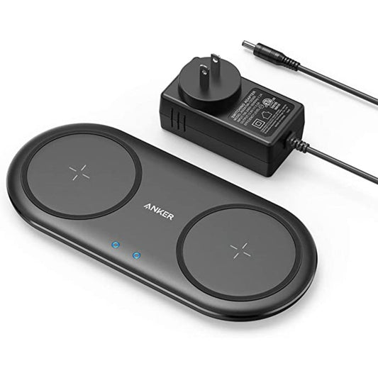 Anker PowerWave Dual Wireless Charger Black -ENG