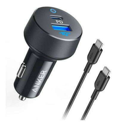 Anker PowerDrive 2port 33W PD Car Chrg. + 6' C-C Cable  - EF