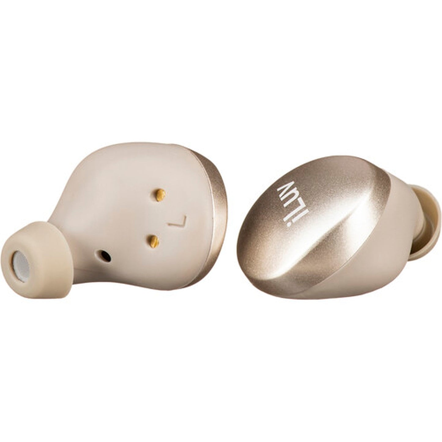 iLuv Bubble Gum Air True Wireless Bluetooth 5.0 In-Ear Earbuds with Charging Case - Gold