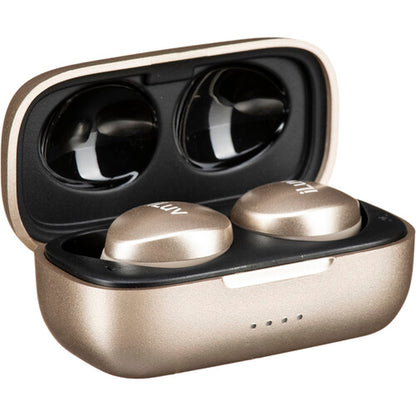 iLuv Bubble Gum Air True Wireless Bluetooth 5.0 In-Ear Earbuds with Charging Case - Gold