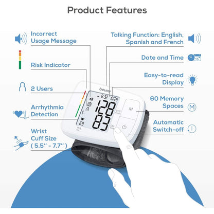 Beurer Wrist Blood Pressure Monitor