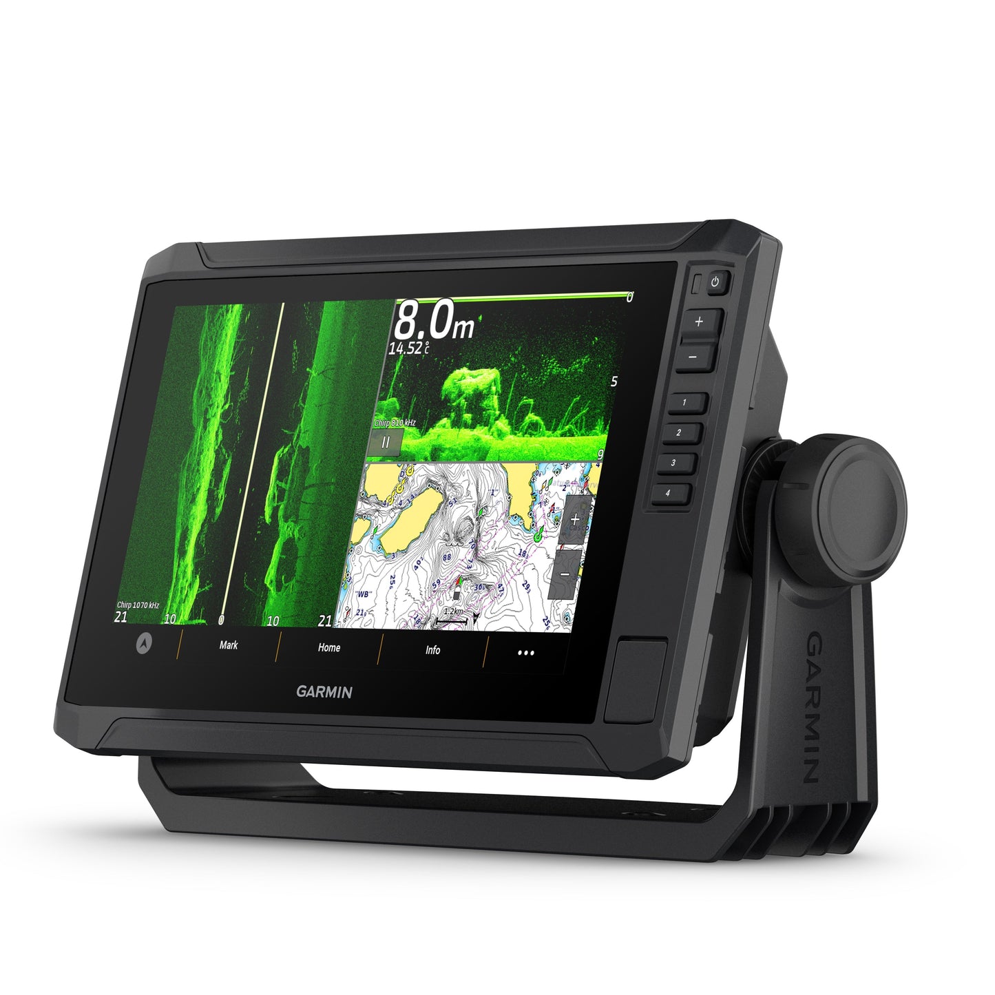 Garmin ECHOMAP™ UHD2 95sv Fishfinder with GT56UHD-TM Transducer, 9-in Display and Garmin Navionics+ Canada & Alaska Mapping - Black