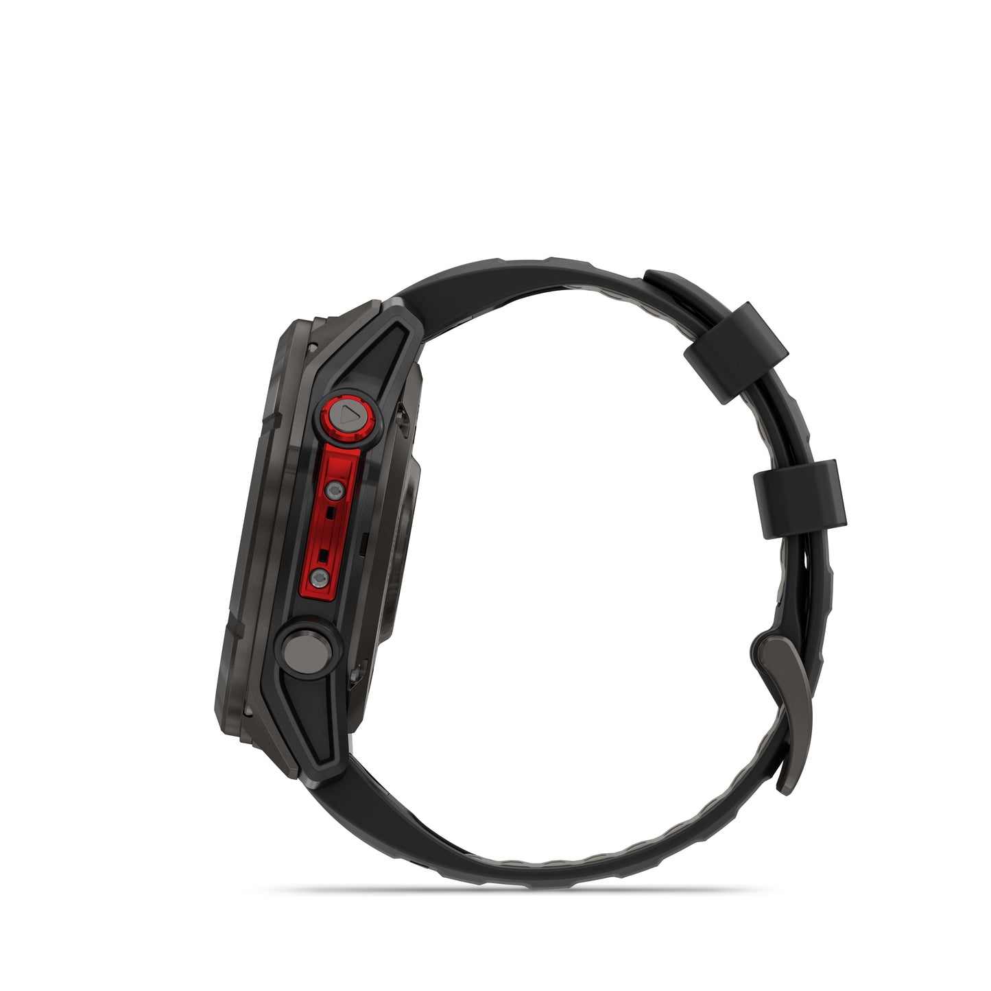 Garmin Fēnix® 8 Pro - 51 mm, MicroLED - 
Sapphire, Carbon Gray DLC Titanium with Black/Pebble Gray Silicone Band