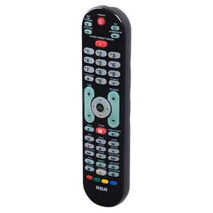 RCA 4 Device Universal Preset Remote Control - Black