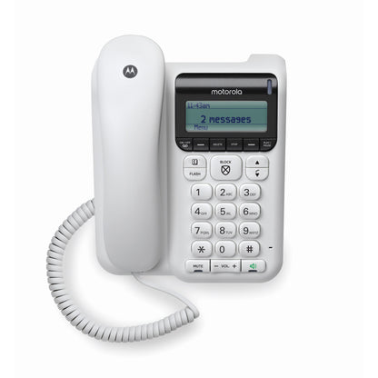 Motorola CT610 Corded Telephone - White