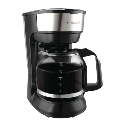 Frigidaire 12-cup Coffee Maker with Boil Dry Protection and Anti-Drip Function - Black