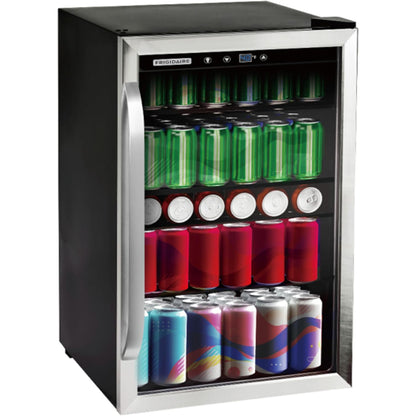 Frigidaire 4.4-cu ft 126-Can Stainless Steel Beverage Center