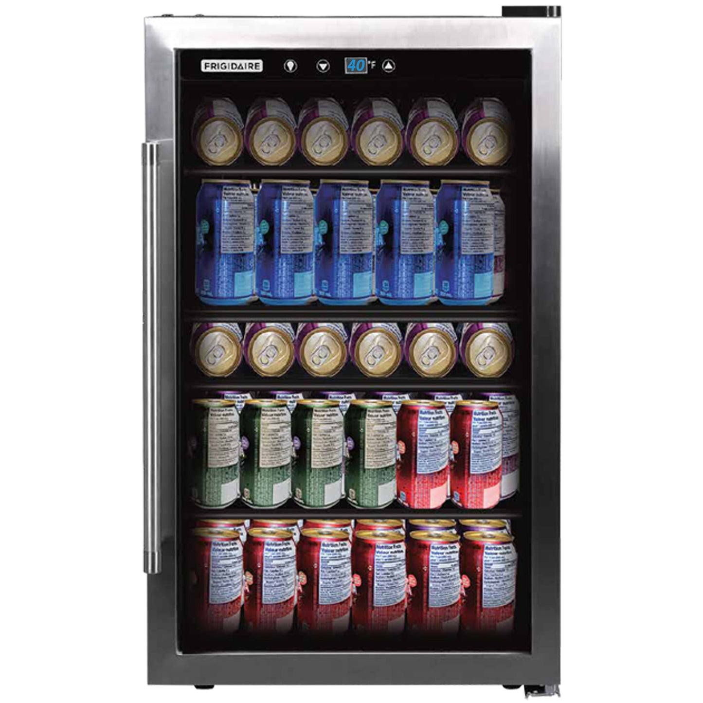 Frigidaire 4.4-cu ft 126-Can Stainless Steel Beverage Center